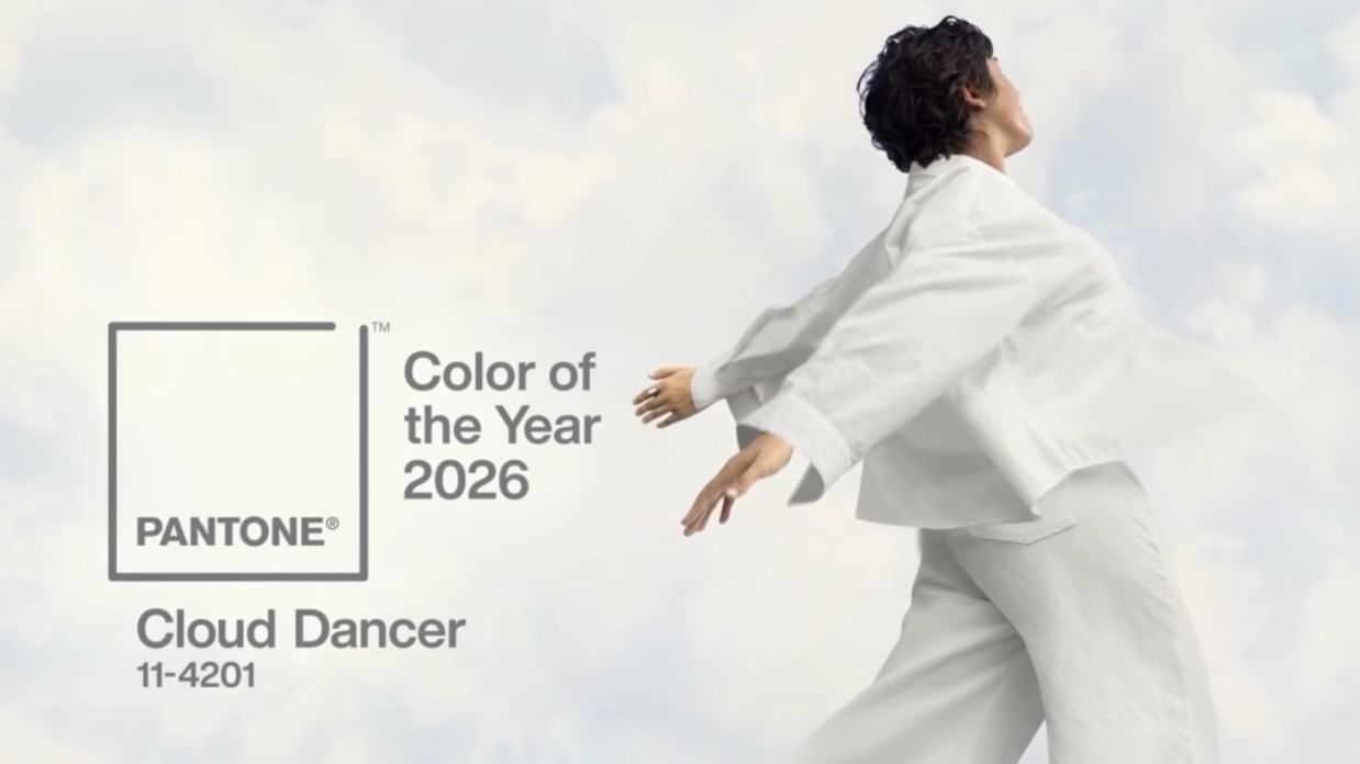 Pantone Color of The Year 2026 Revealed: Cloud Dancer