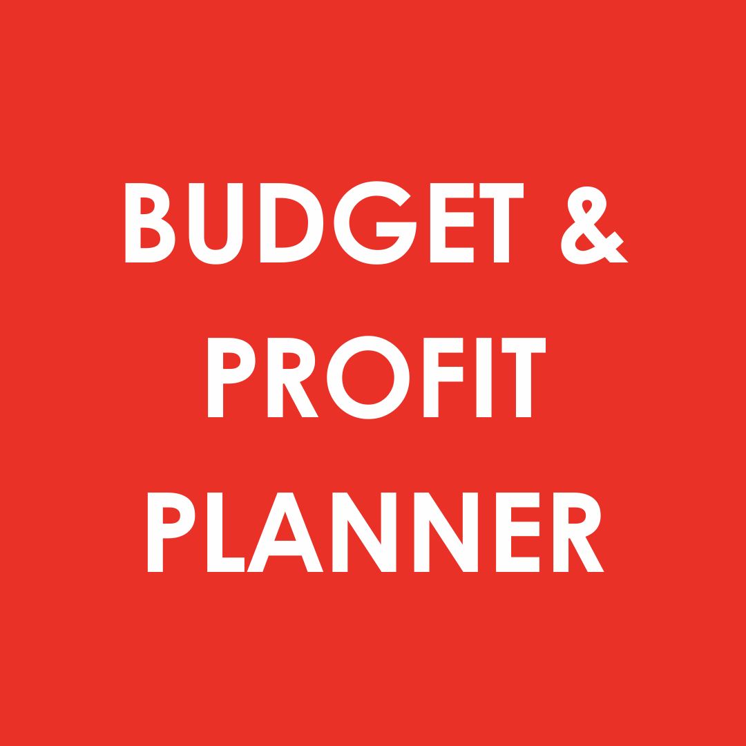 Know your numbers with the budget and profit planner