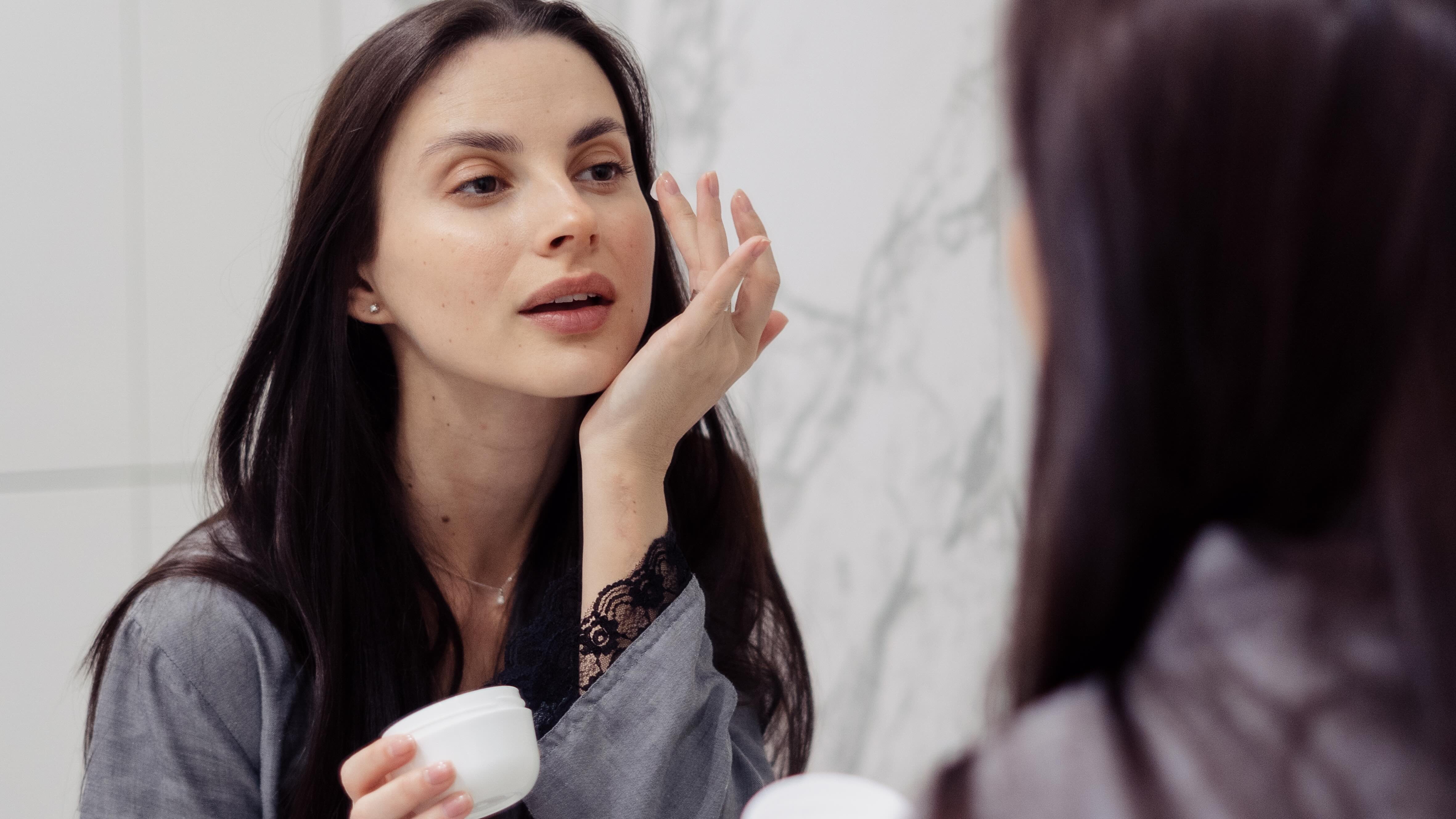 Is oestrogen cream suitable for menopausal skin?