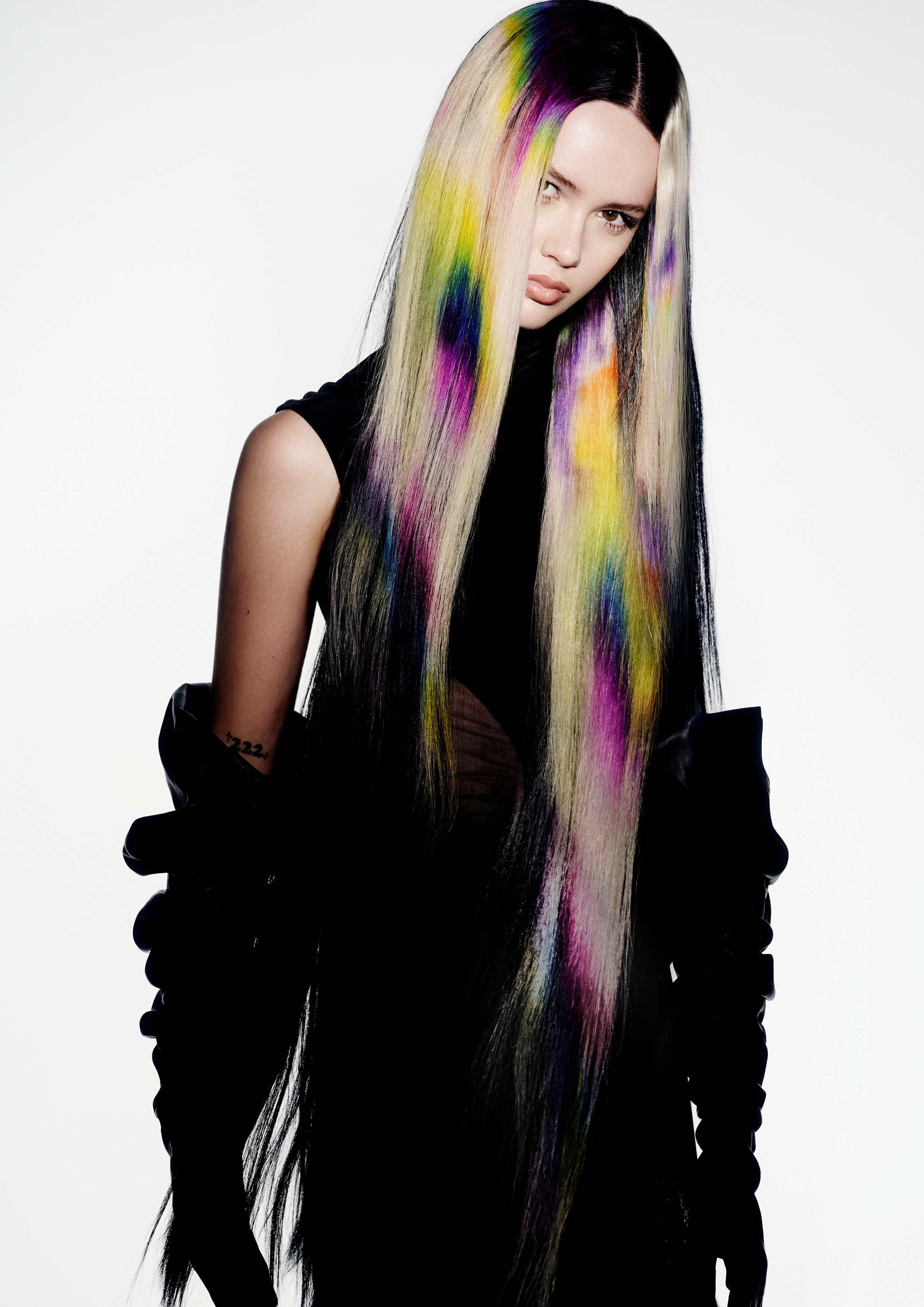 Creative Vivid Colour Long Hair - Louise Graham - Obscurité Collection