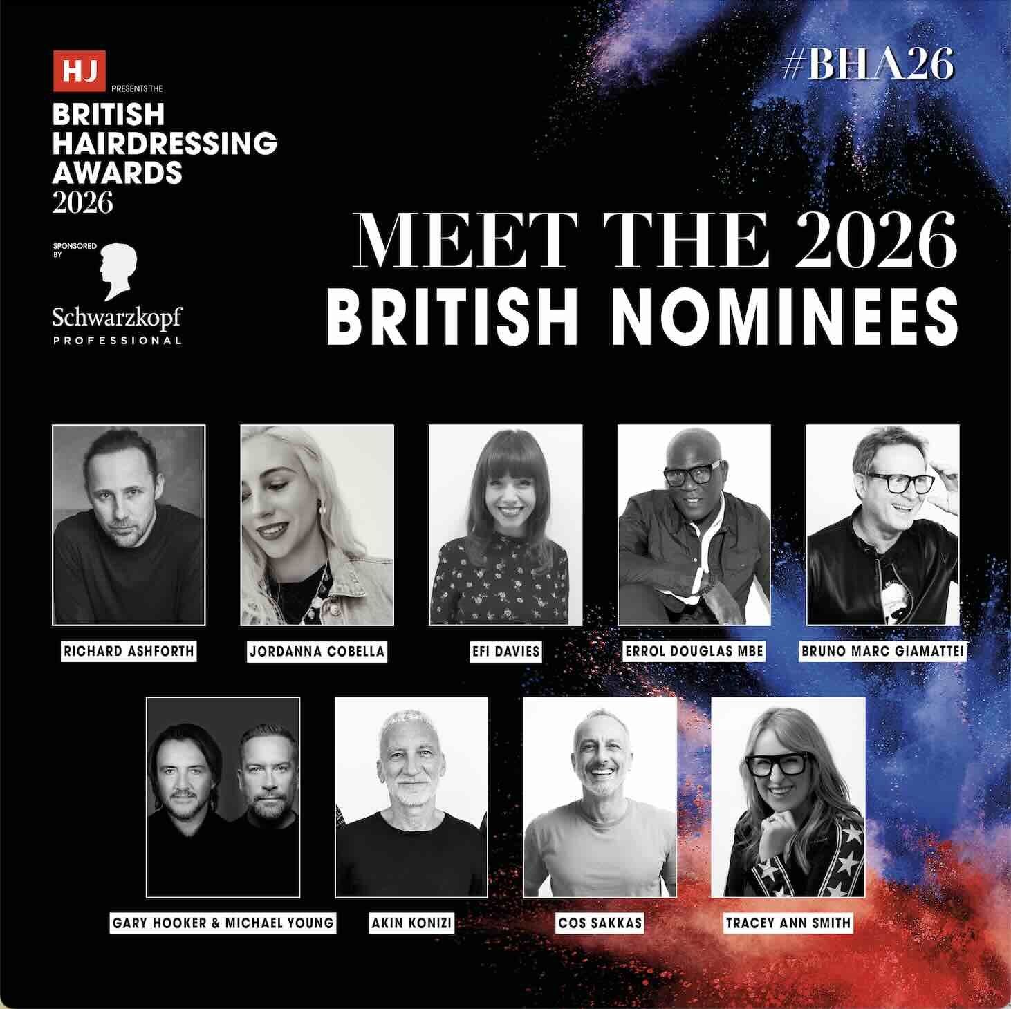 HJ’s British Hairdresser of the Year 2026 Nominees Revealed