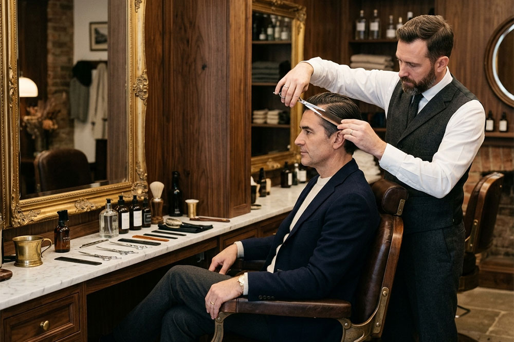 La barbería del lujo silencioso: el estilo “Old Money” que redefine la elegancia masculina