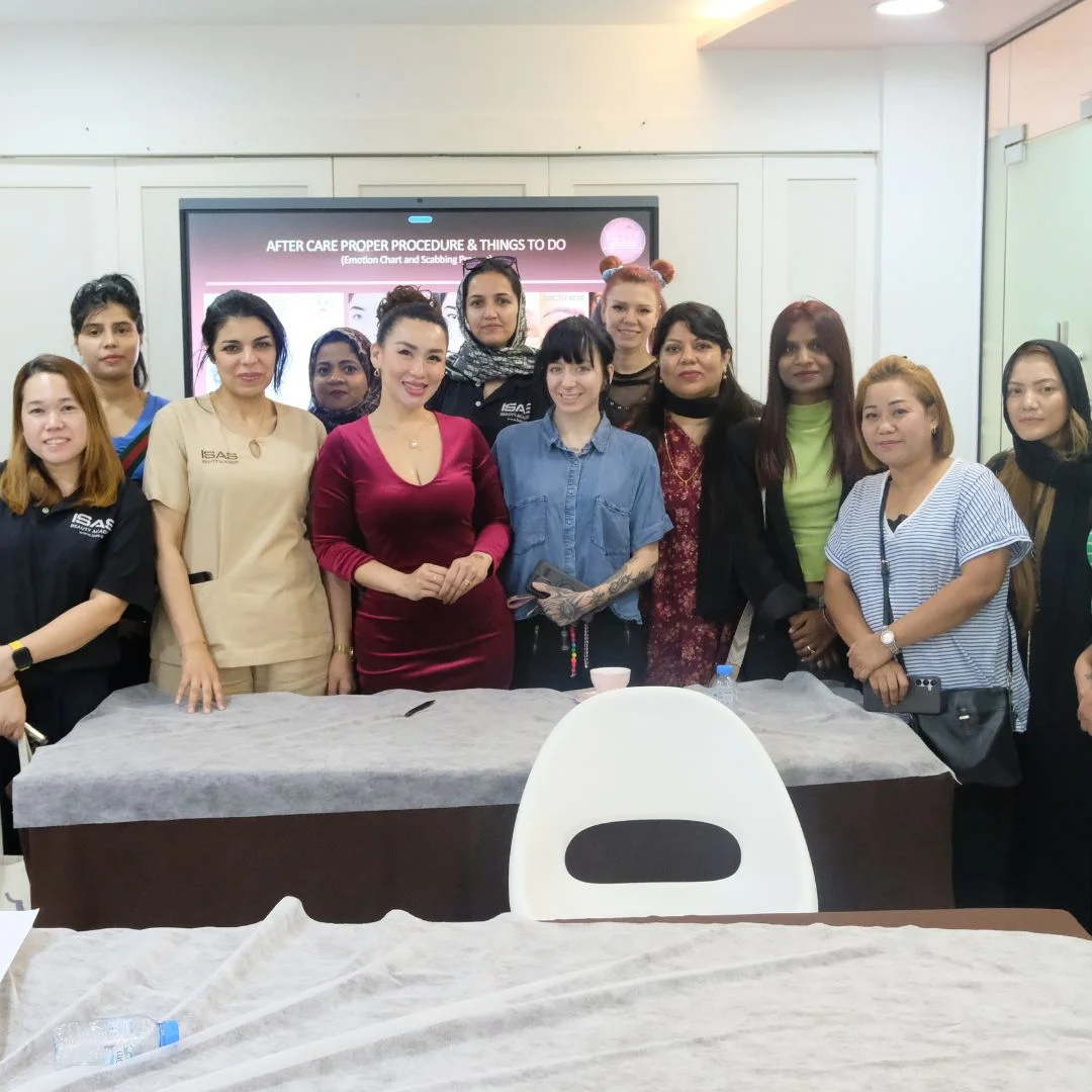 ISAS Beauty Academy Dubai welcomes future SPMU artists at inspiring orientation with Betty Brows Arabia