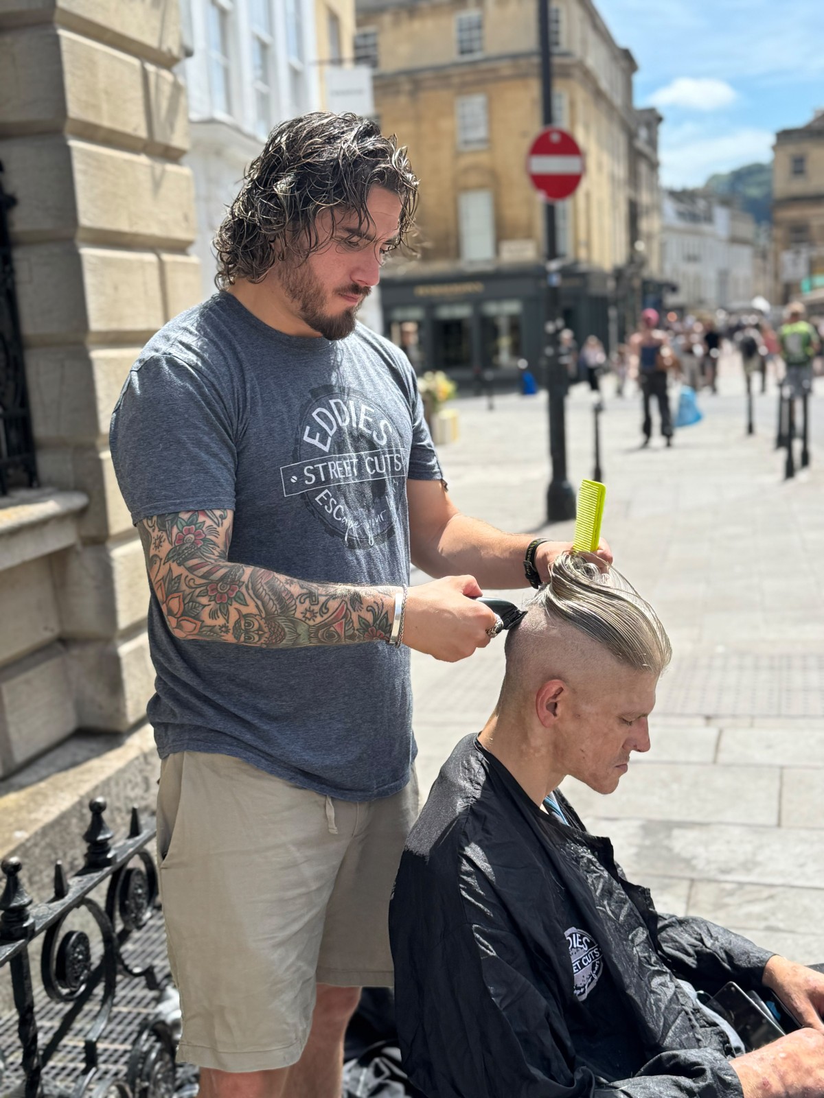 Eddie's Street Cuts owner to cycle 4,000 miles across US providing free haircuts to homeless