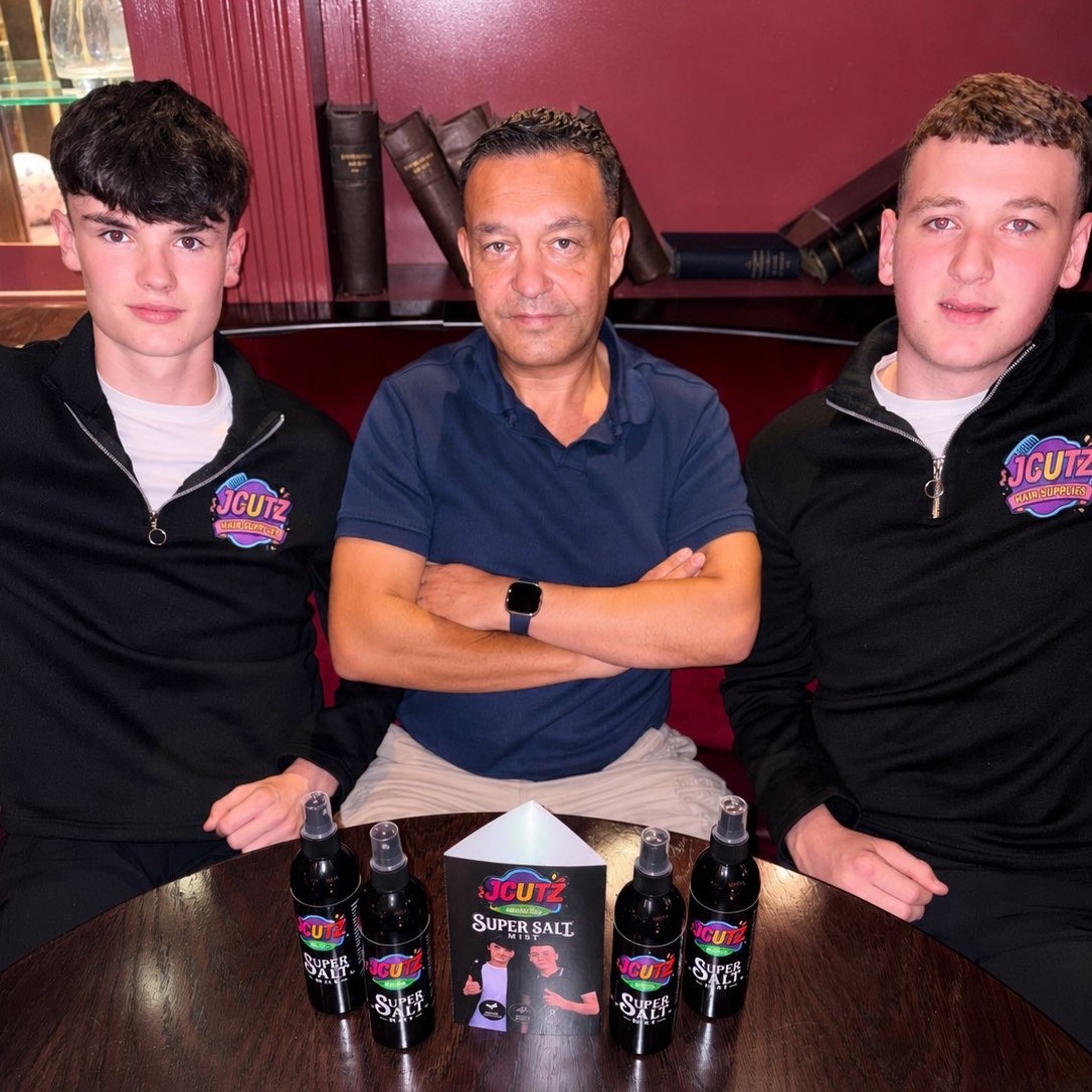 Cork teens sign deal with Global Beauty to distribute their JCutz barbering products