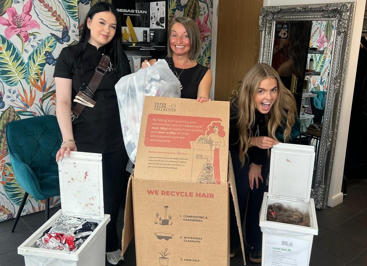 KH Hair Saves 8 Tonnes of Waste During Five-Year Green Partnership
