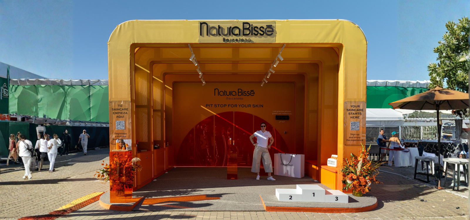Natura Bissé lleva el skincare a MADRING con un “pit stop” de belleza