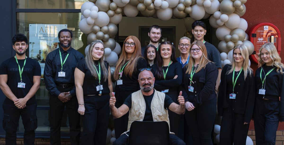 Andrew Barton Inspires Students at City of Liverpool College ABLE Launch