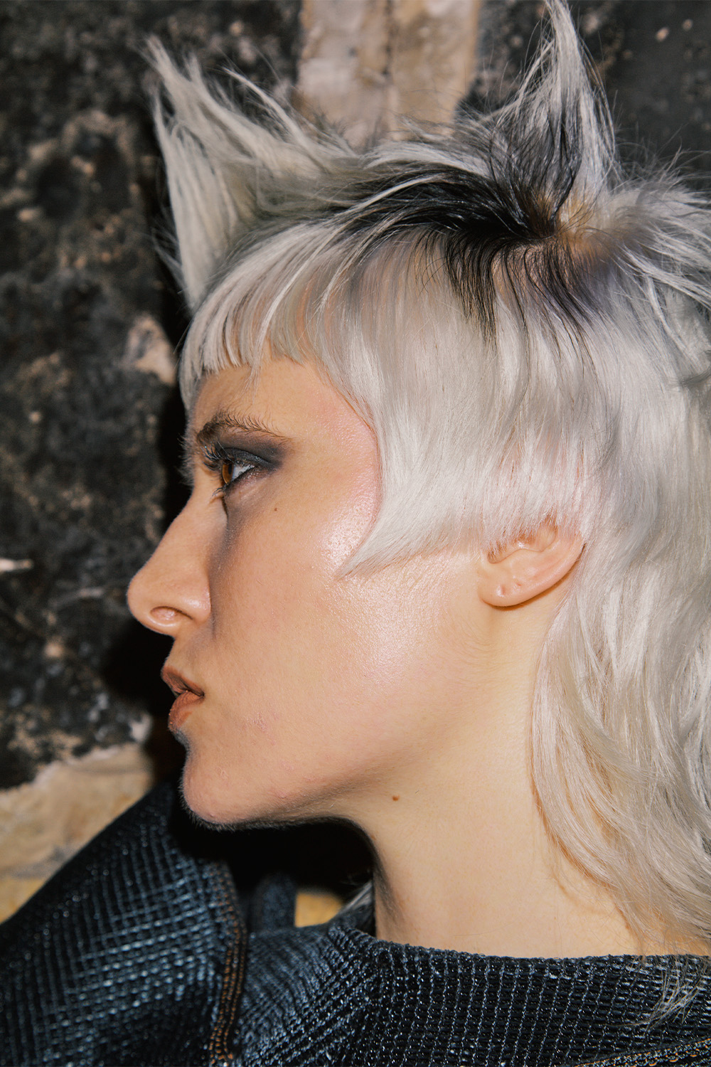 Platinum Blonde Textured Mullet with Spiked Layers – Sharon Cox – BHA Eastern Hairdresser of the Year 2026 Finalist Collection