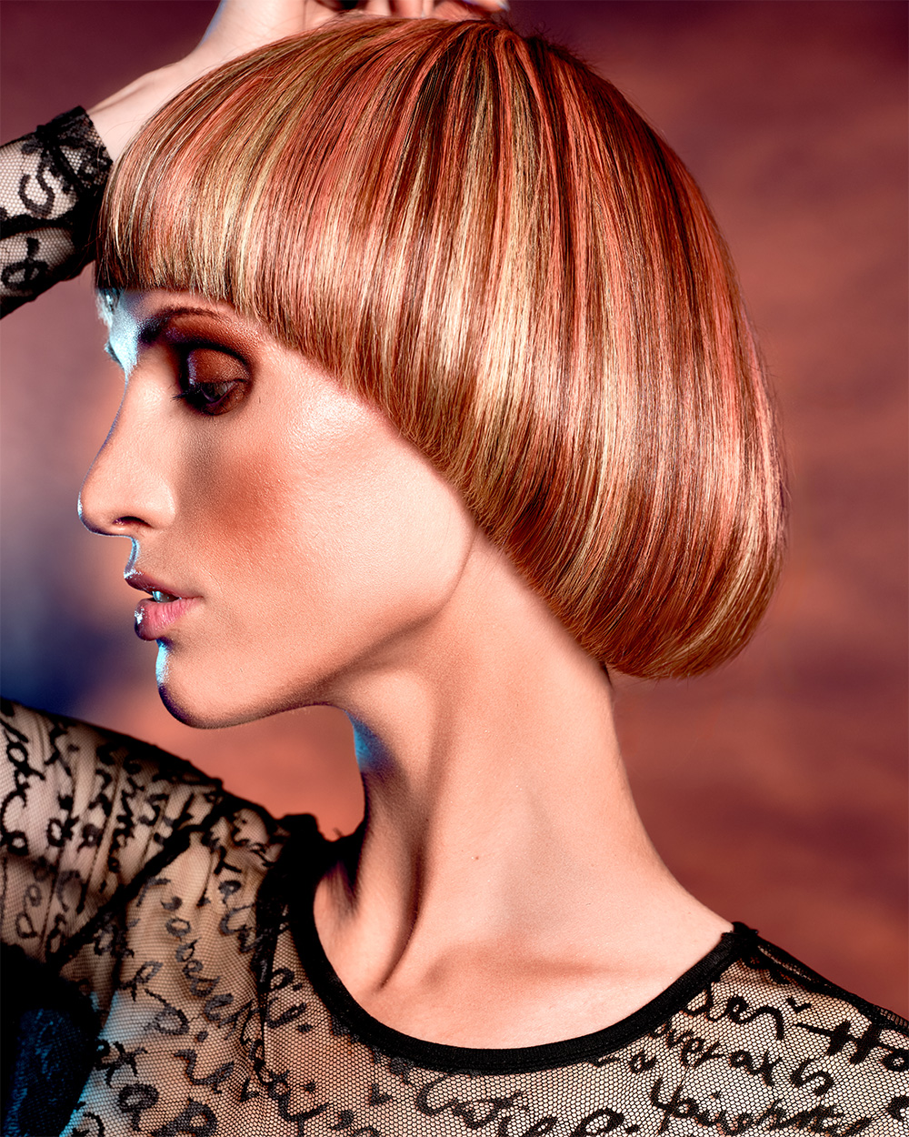 Sleek Multi-Tonal Pageboy with Blunt Fringe – Georgia Mountain – BHA Eastern Hairdresser of the Year 2026 Finalist Collection