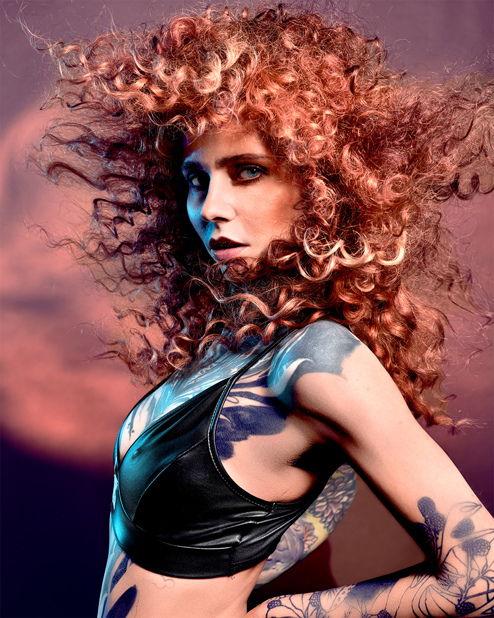Voluminous Copper Curly Hair with Defined Ringlets – Georgia Mountain – BHA Eastern Hairdresser of the Year 2026 Finalist Collection
