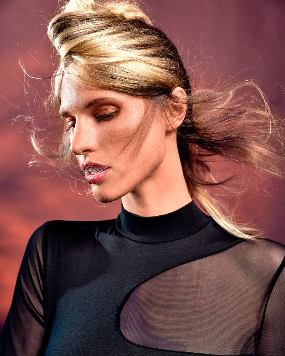 Blonde Textured Updo with Side-Swept Fringe – Georgia Mountain – BHA Eastern Hairdresser of the Year 2026 Finalist Collection