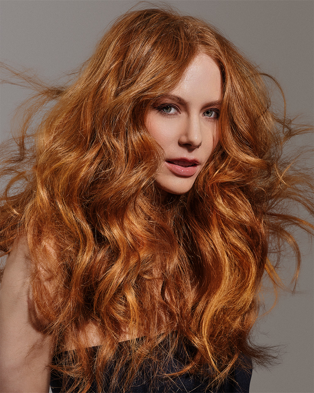 Long Copper Red Hair with Voluminous Waves – Marc Trinder – BHA Eastern Hairdresser of the Year 2026 Finalist Collection