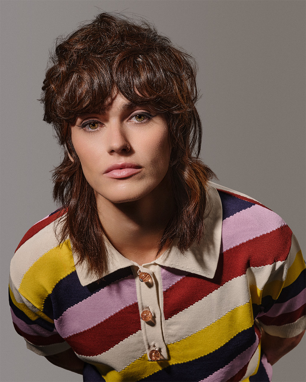 Brunette Shag Mullet with Textured Fringe – Marc Trinder – BHA Eastern Hairdresser of the Year 2026 Finalist Collection