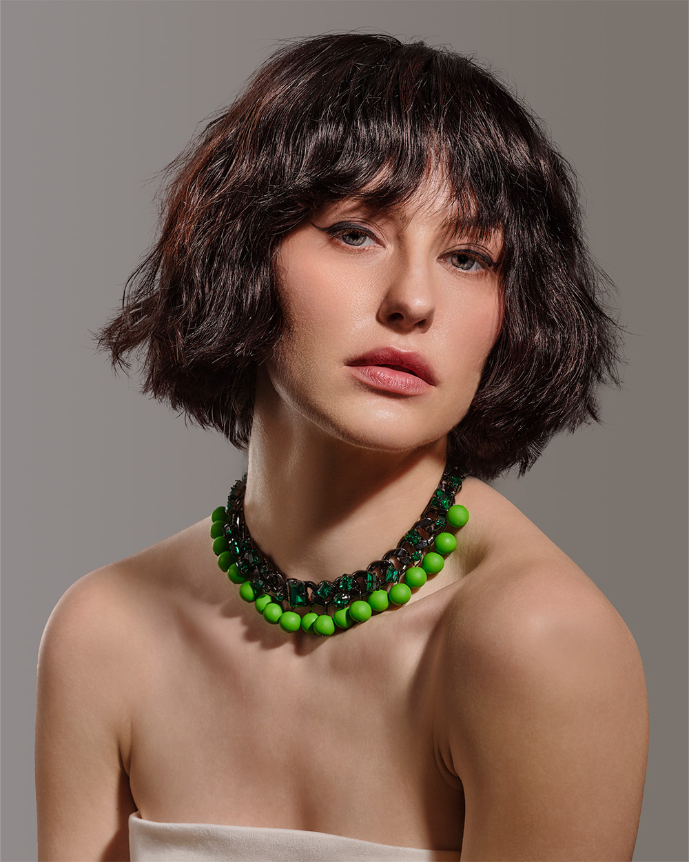 Short Brunette Textured Bob with Wispy Fringe – Marc Trinder – BHA Eastern Hairdresser of the Year 2026 Finalist Collection