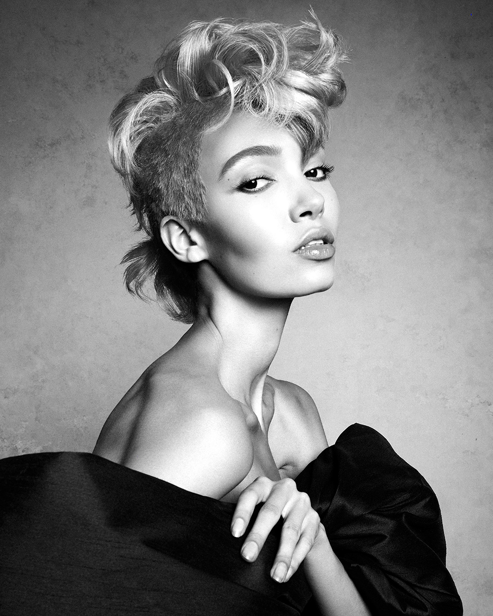 Curly Mohawk with Shaved Sides - Mustafa Alan BHA London Hairdresser of the Year 2026 Finalist Collection