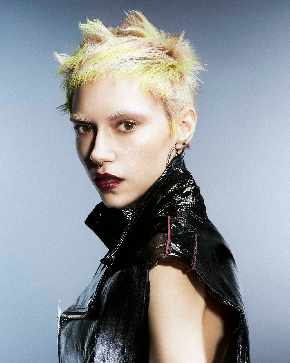 Platinum Blonde Textured Pixie Cut with Spiky Layers – Danilo Giangreco and Emy Roccabella – BHA London Hairdresser of the Year 2026 Finalist Collection
