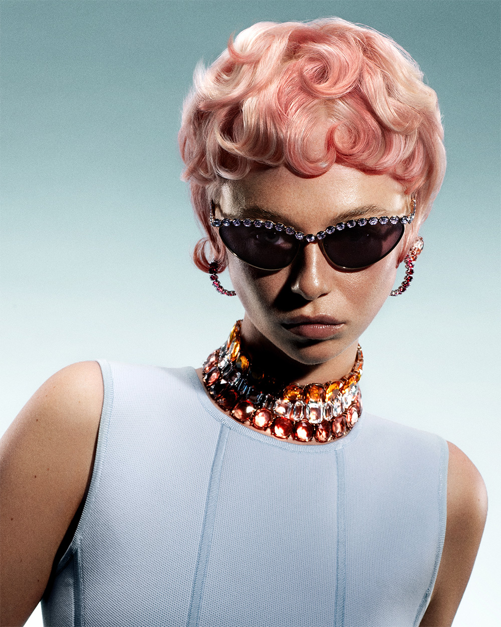 Pastel Pink Curly Pixie Cut – Elle Page – BHA London Hairdresser of the Year 2026 Finalist Collection