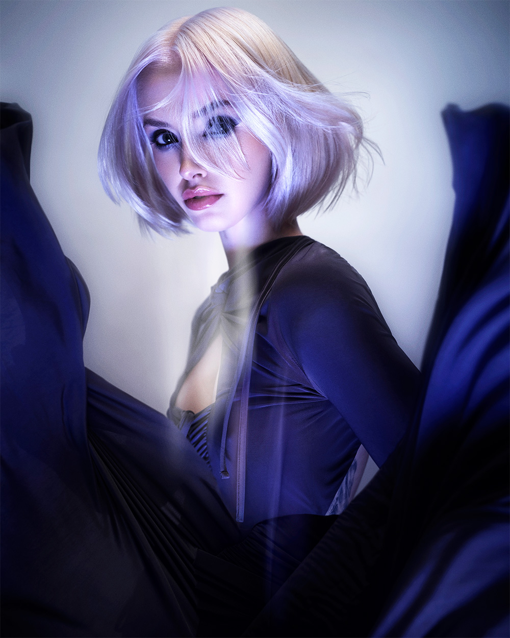 Platinum Blonde Tousled Bob – Nikki Clifford – BHA Midlands Hairdresser of the Year 2026 Finalist Collection
