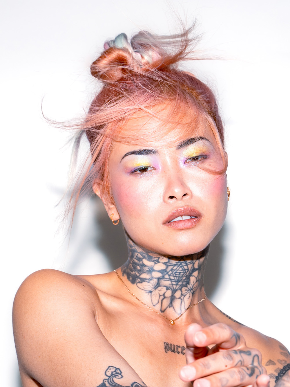 Peach Pink Messy Updo – Jamie Richards – BHA Midlands Hairdresser of the Year 2026 Finalist Collection