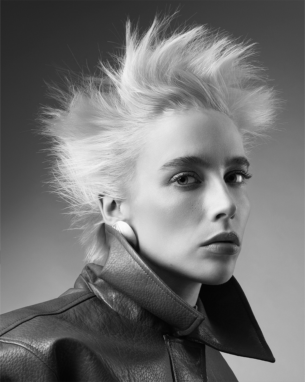 Platinum Blonde Spiky Hairstyle – Tracey Ann Smith – BHA Midlands Hairdresser of the Year 2026 Finalist Collection
