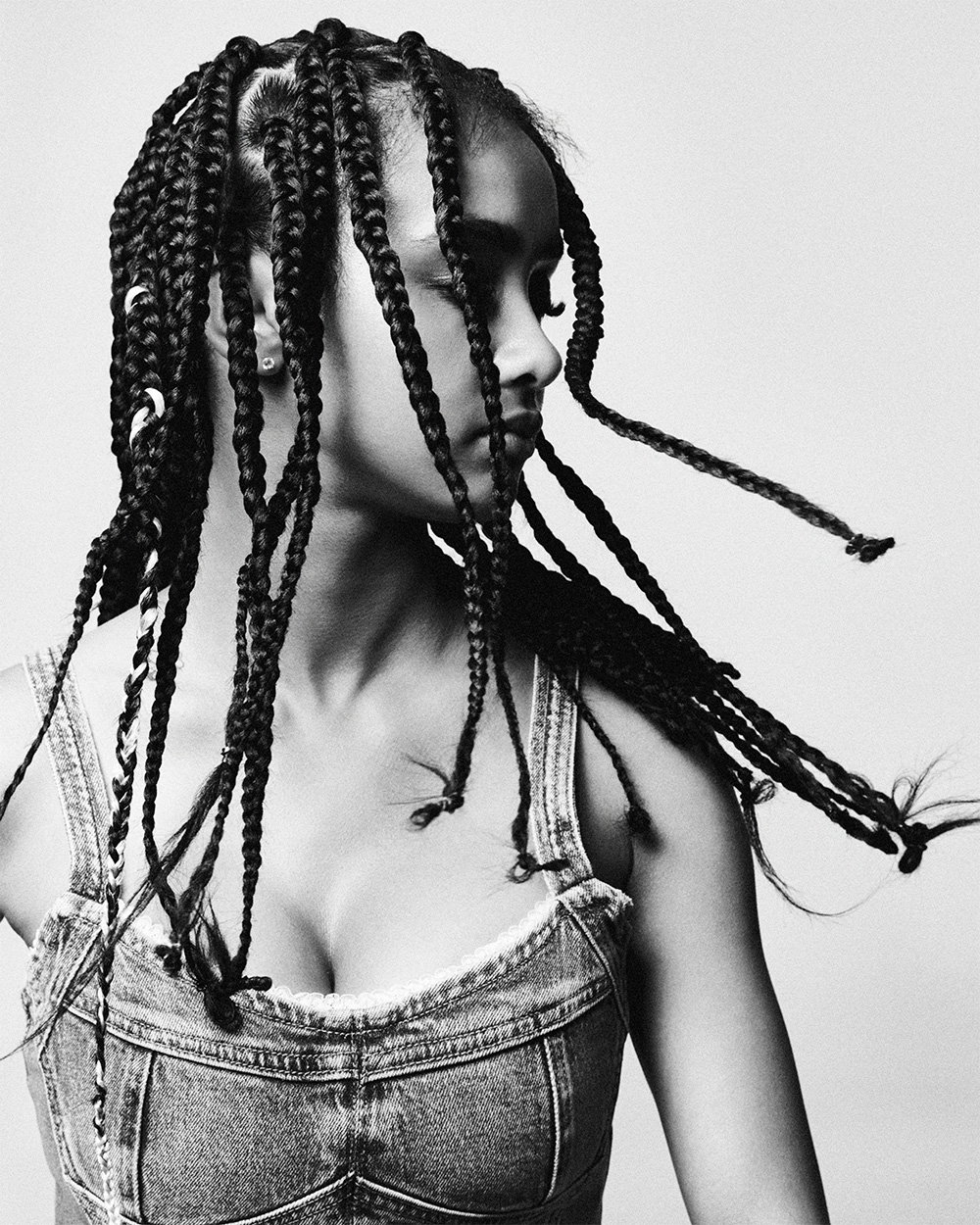 Long Dark Box Braids – Matthew Surplice and Aid Tams – BHA Midlands Hairdresser of the Year 2026 Finalist Collection