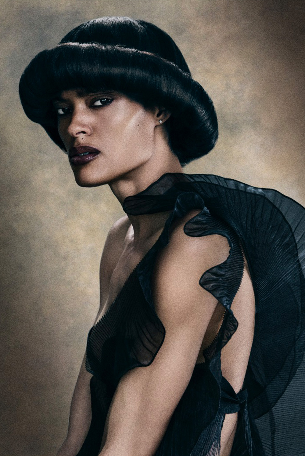 Rolled Page Boy - Junior Green - BHA Afro Hairdresser of the Year Finalist Collection