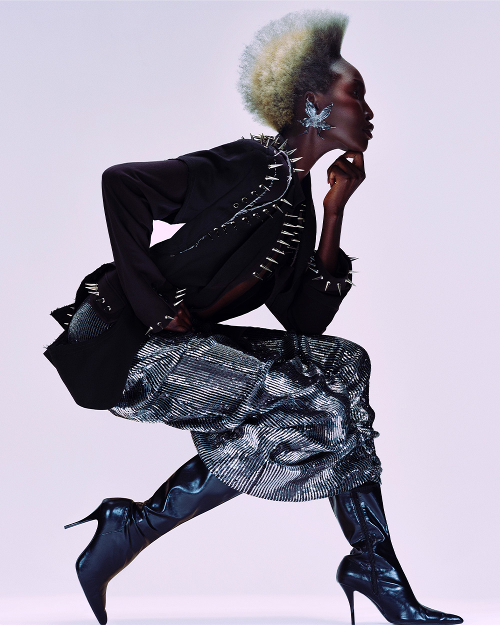 Blonde and Blue Afro Hairstyle - Rick and Zoe Roberts - BHA Afro Hairdresser of the Year 2026 Finalist Collection