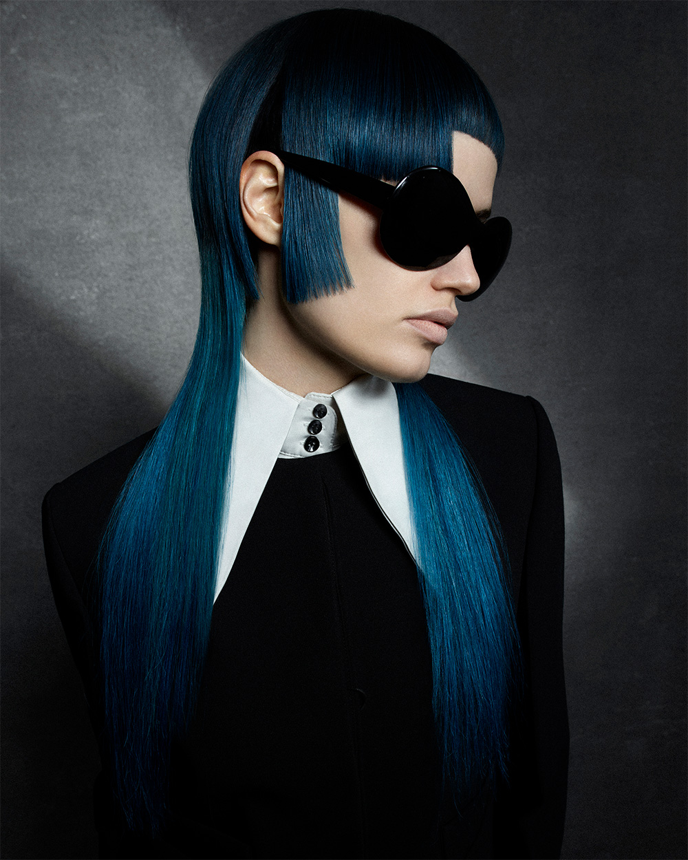 Blue Hime Cut - Seung ki Baek - BHA Southern Hairdresser of the Year 2026 Finalist Collection