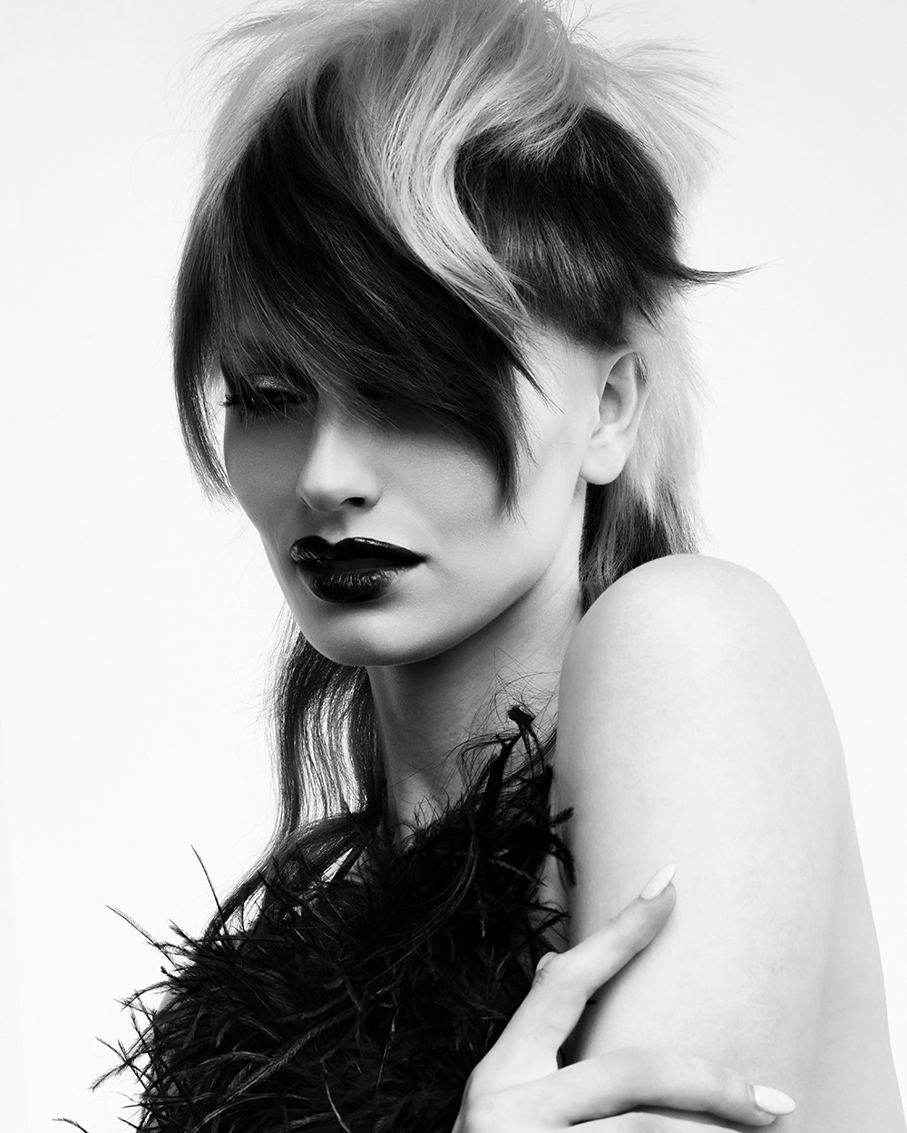 Colour Blocking Side Sweeping Fringe - Paolo Giamattei - BHA Southern Hairdresser of the Year 2026 Finalist Collection