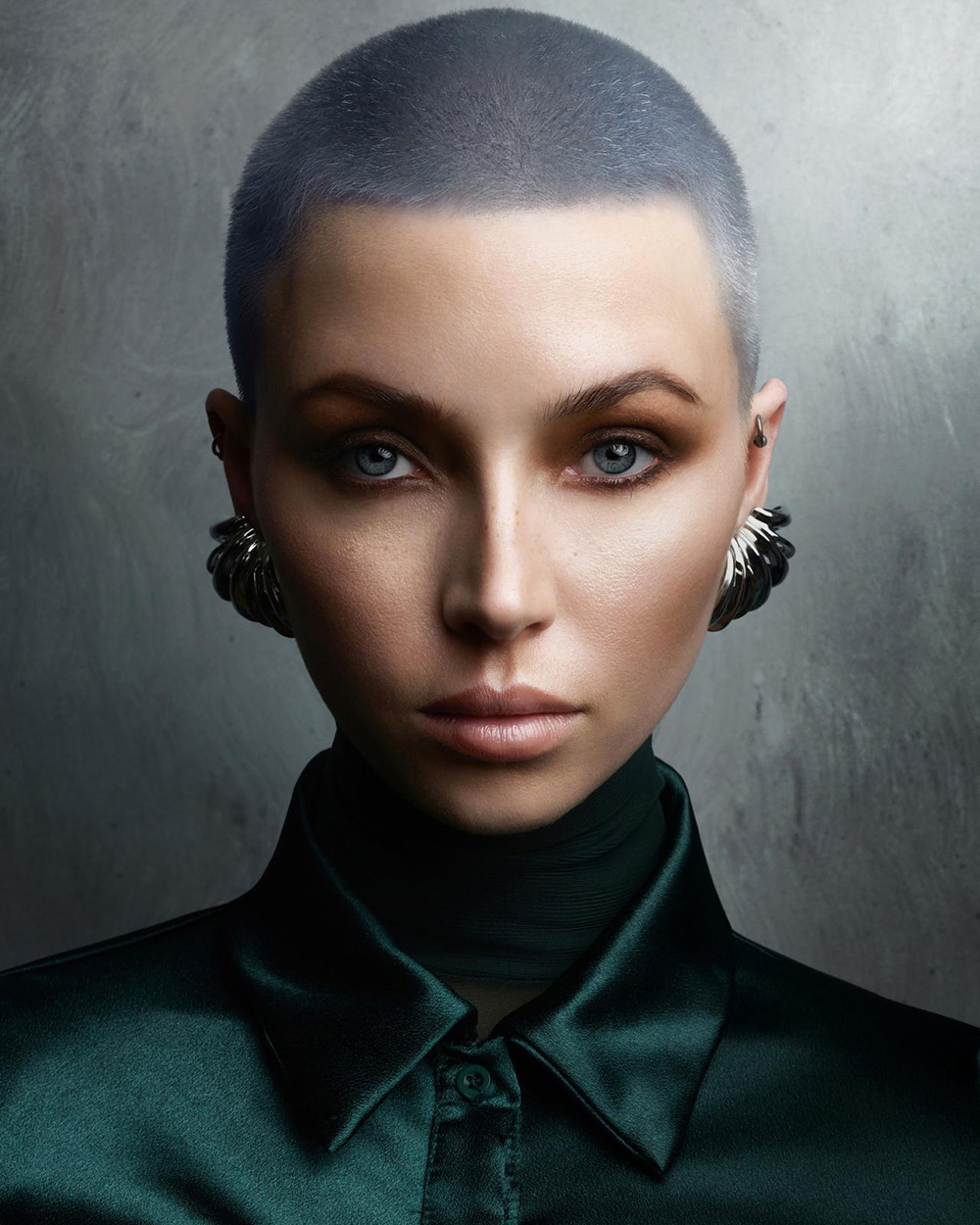 Grey Buzzcut - Ashley Long - BHA Southern Hairdresser of the Year 2026 Finalist Collection