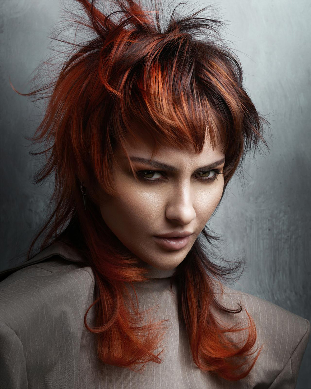 Dark Copper Shag - Ashley Long - BHA Southern Hairdresser of the Year 2026 Finalist Collection