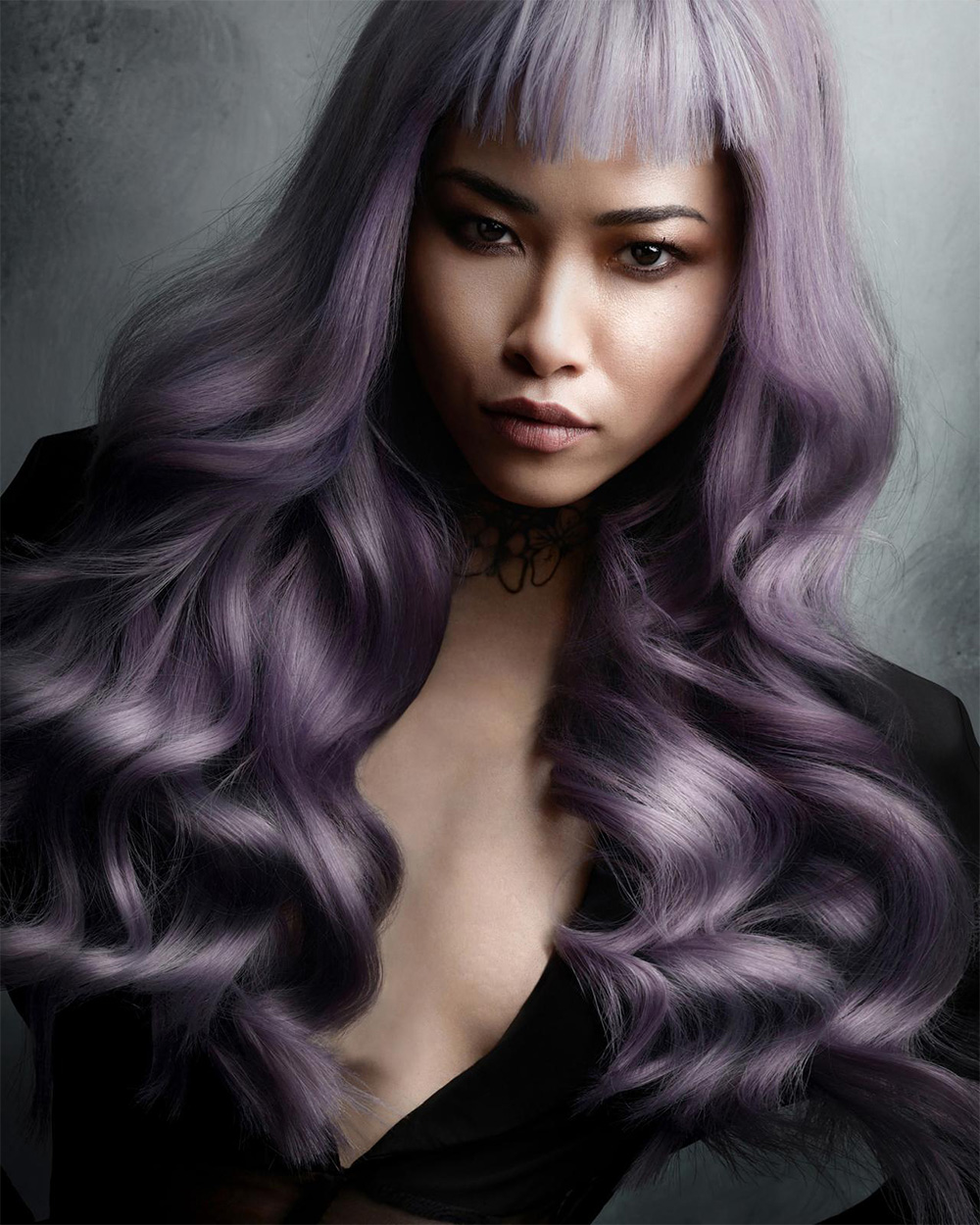 Brushed Out Purple Waves - Ashley Long - BHA Southern Hairdresser of the Year 2026 Finalist Collection