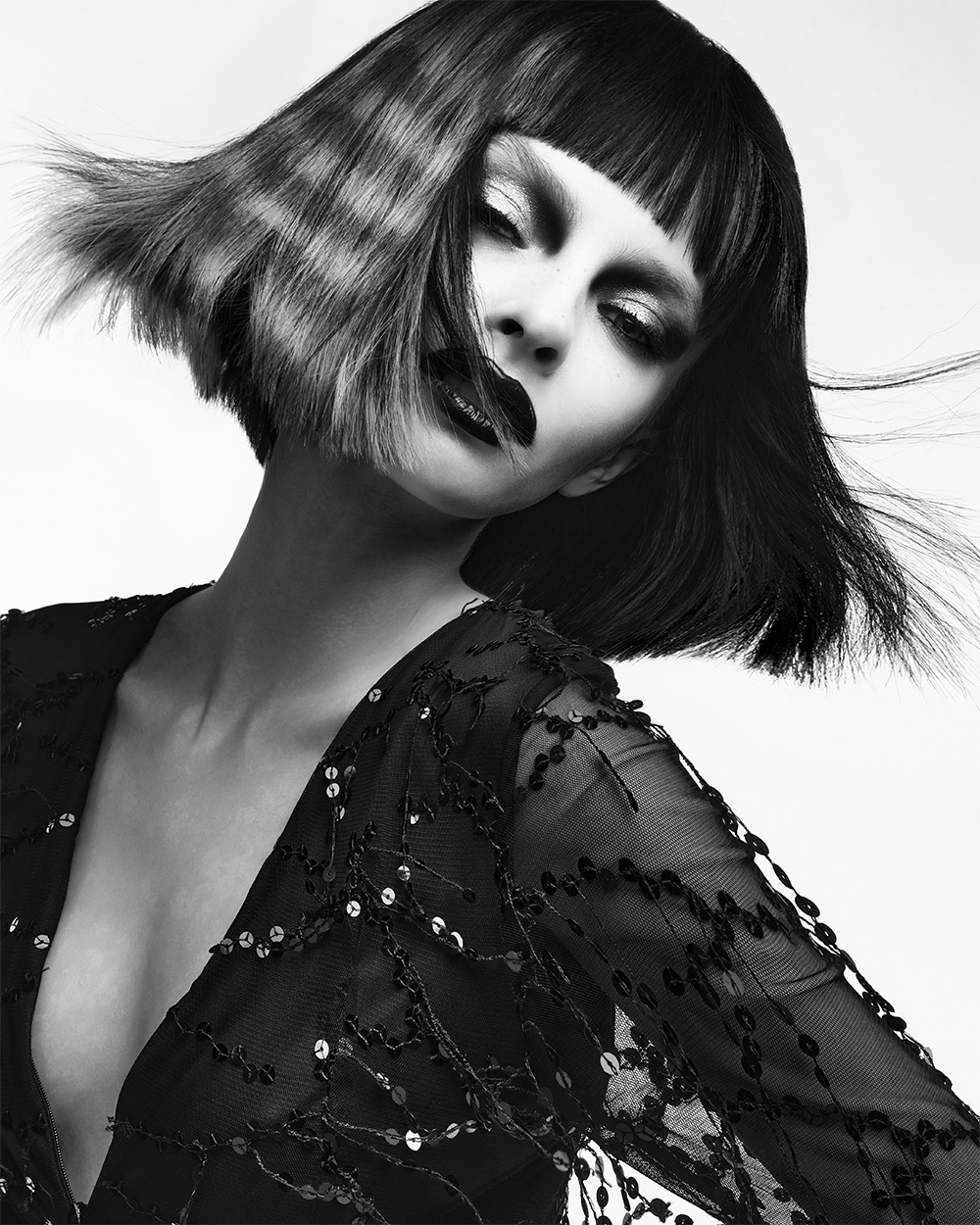 Dark Bob with Shine Lines - Paolo Giamattei - BHA Southern Hairdresser of the Year 2026 Finalist Collection
