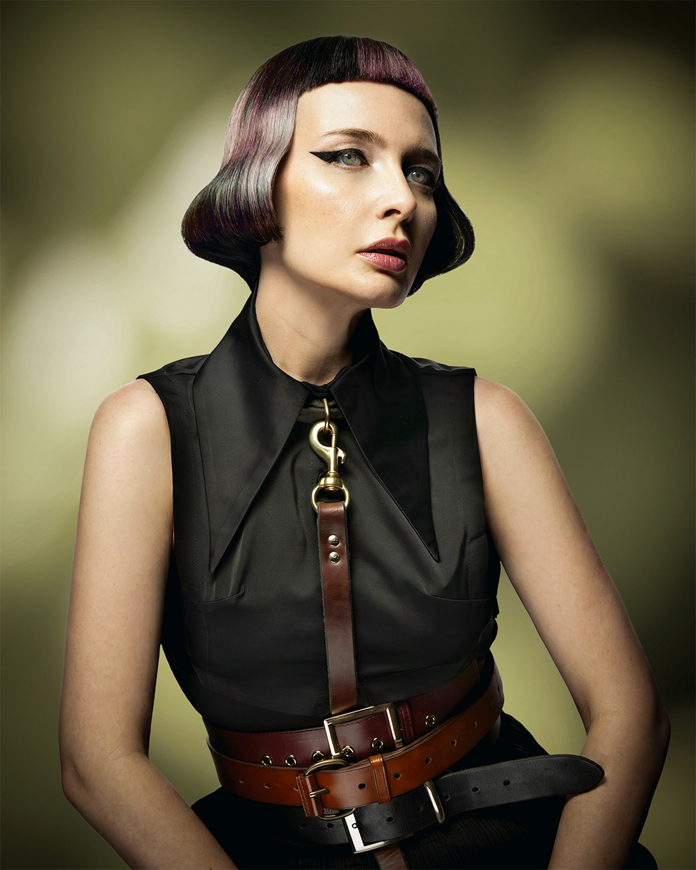 Black and Pink Bob - Robert Masciave & Ceri Cushen - BHA Southern Hairdresser of the Year 2026 Finalist Collection