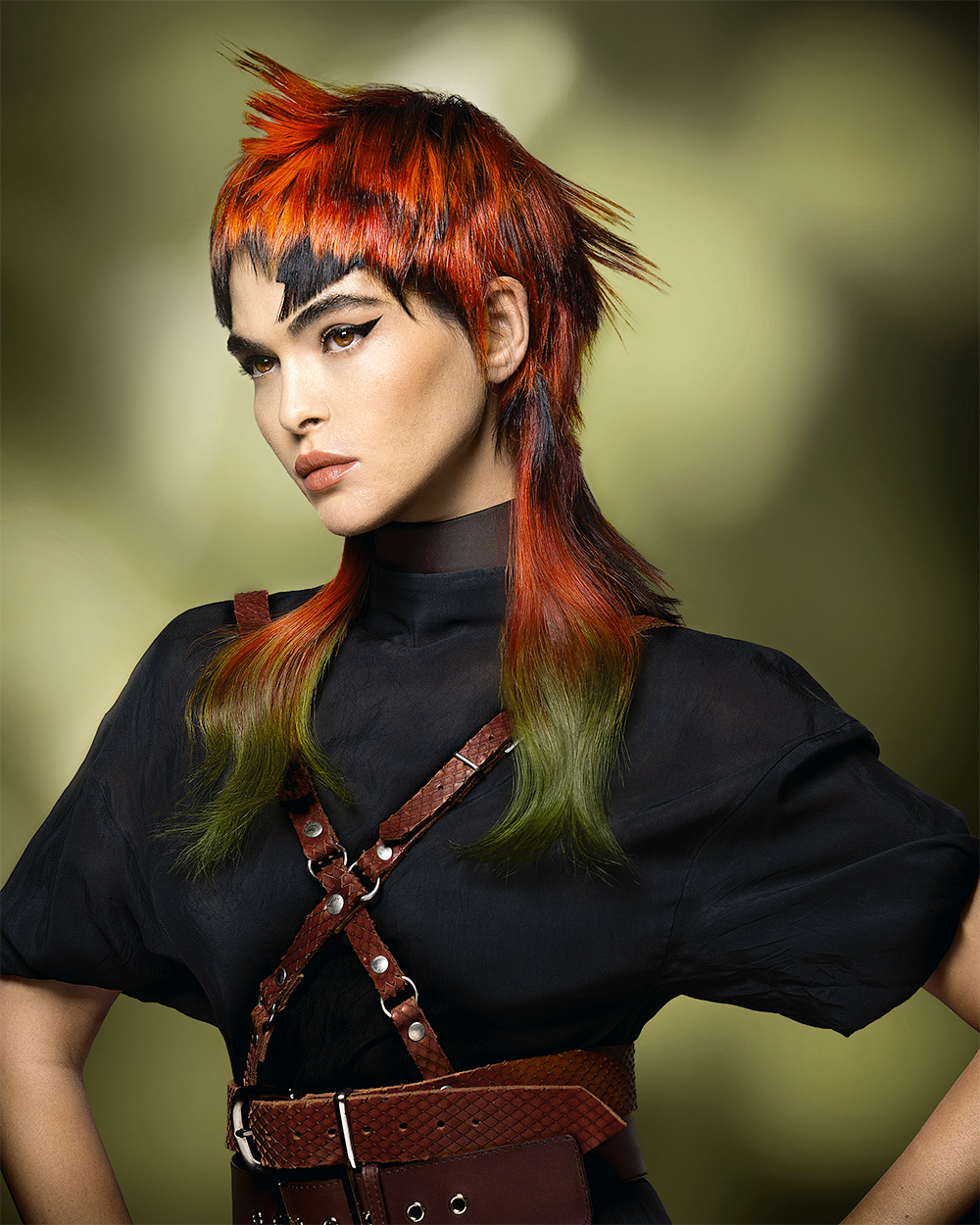 Multi-Coloured Shaggy Mullet - Robert Masciave & Ceri Cushen - BHA Southern Hairdresser of the Year 2026 Finalist Collection