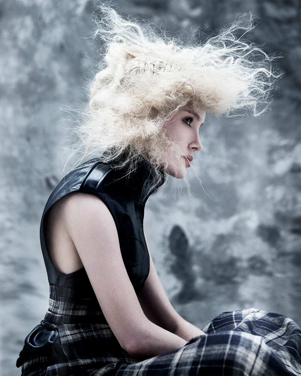 Backcombed Curls with Weaving - Kerry Mather - BHA Southern Hairdresser of the Year 2026 Finalist Collection