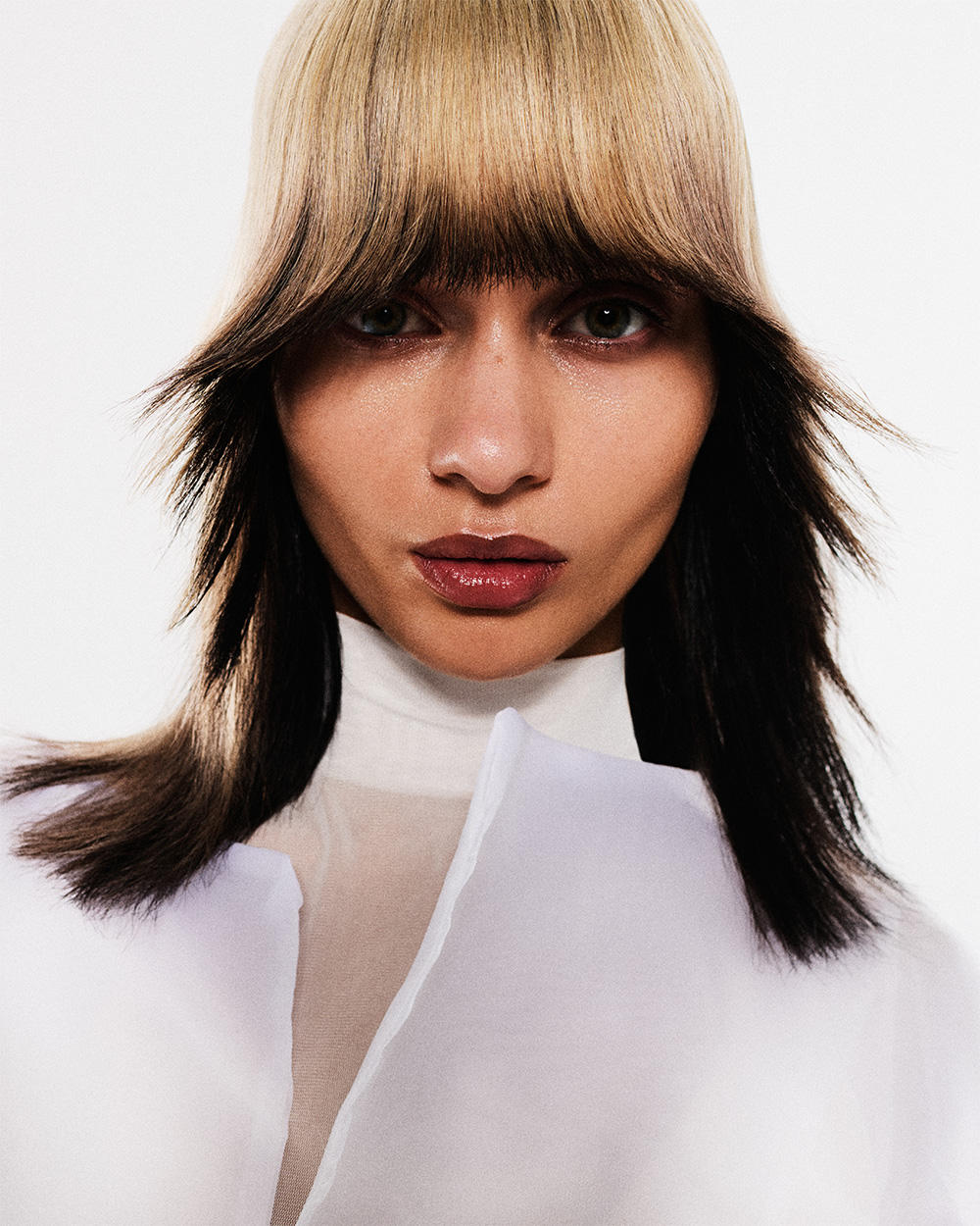 Two-Tone Blonde and Brunette Layered Haircut – Diana Carson – BHA Scotland Hairdresser of the Year 2026 Finalist Collection
