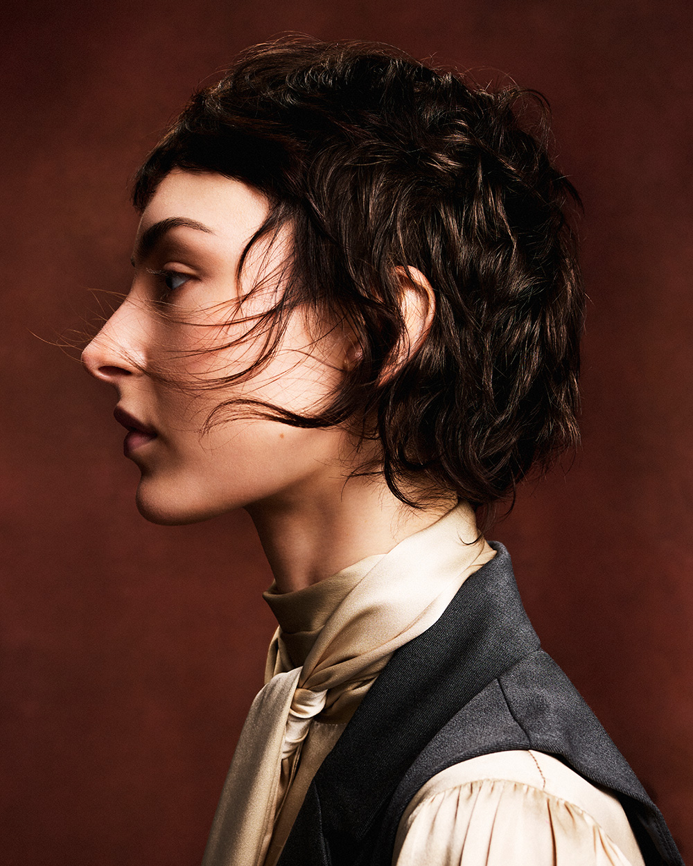 Short Brunette Textured Bob – Amy Christie – BHA Scotland Hairdresser of the Year 2026 Finalist Collection