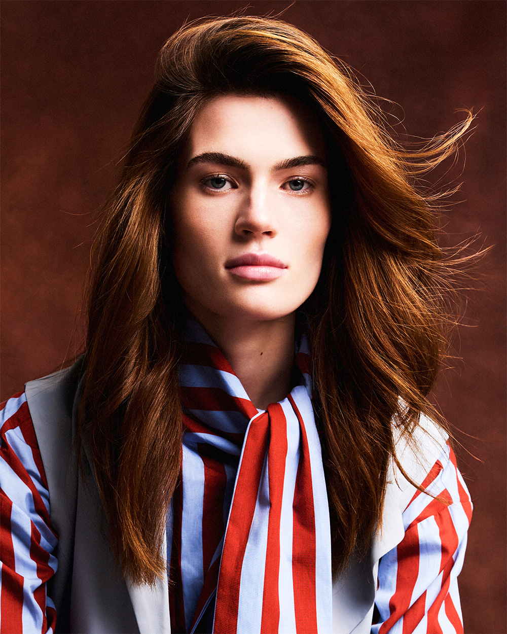 Long Auburn Layered Hair – Amy Christie – BHA Scotland Hairdresser of the Year 2026 Finalist Collection