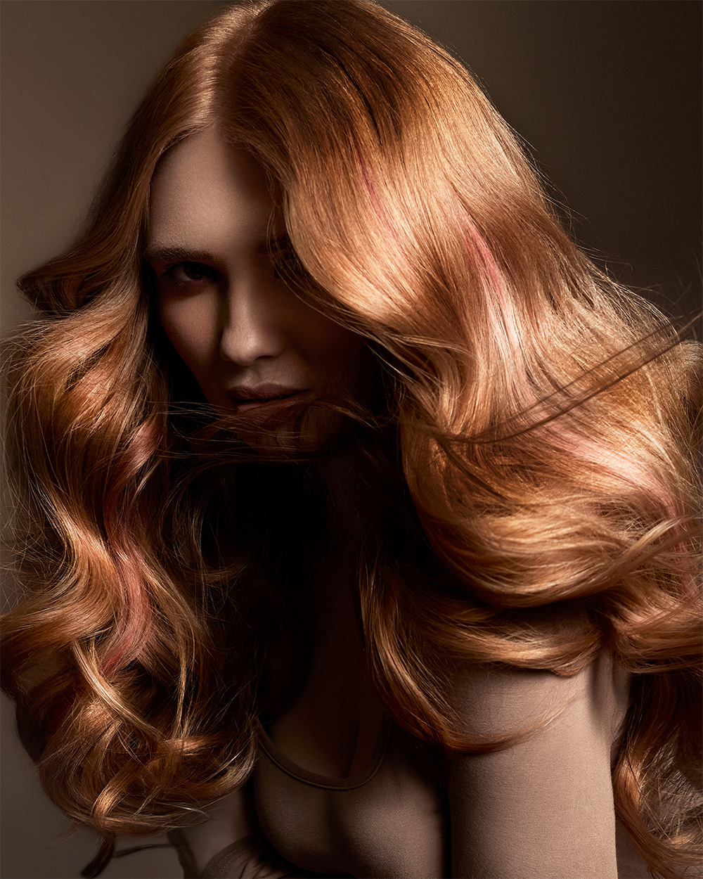 Long Copper Hair with Voluminous Waves – Charlie Taylor – BHA Scotland Hairdresser of the Year 2026 Finalist Collection