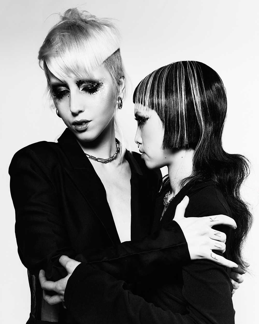 Platinum Blonde Undercut and Black Hime – Frazer Wallace – BHA Scotland Hairdresser of the Year 2026 Finalist Collection