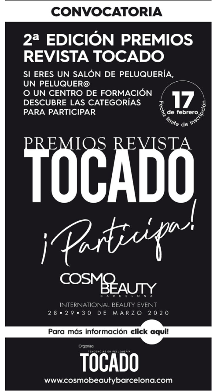 II EDICIÓN PREMIOS REVISTA TOCADO: ¡APÚNTATE AL TALENTO!