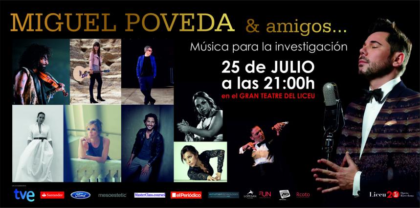 Mesoestetic patrocina el concierto benéfico Miguel Poveda y amigos: música para la investigación
